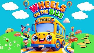 Wheels on the Bus  New Version  Nursery RhymesKids Songs [upl. by Drucy]