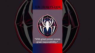 power spiderman marvel responsibility avengers [upl. by Nilpik]