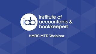 HMRC MTD Webinar [upl. by Aisereht]