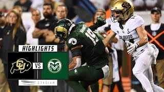 Colorado vs Colorado State Football Highlights 2018  Stadium [upl. by Aloek418]