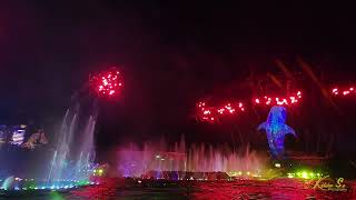 Chimelong Ocean Kingdom中國珠海長隆海洋王國  Spectacular Fireworks and Night Show煙花匯演 [upl. by Adnilav]