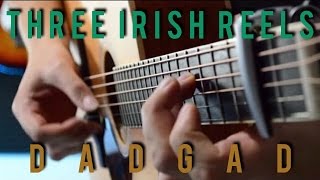 Celtic Fingerstyle Guitar  Three Irish Reels  DADGAD [upl. by Leontine]