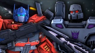 SFM  Optimus Prime Vs Megatron Transformers Fight Scene Animation [upl. by Camilia]