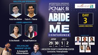 38th PENTECOSTAL CONFERENCE OF NORTH AMERICAN KERALITES  PCNAK 2023  DAY  3  Morning Session [upl. by Anya]