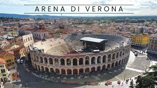 Arena Di Verona Italy 4k drone footage [upl. by Culbert]