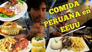 Pagué 135 DOLARES por un PLATO PERUANO en ESTADOS UNIDOS [upl. by Ahsyla211]