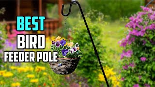 Top 5 Best Bird Feeder Poles Review  TopperDeluxeHeavy Duty amp Premium Bird Feeder Pole 2022 [upl. by Lowe468]