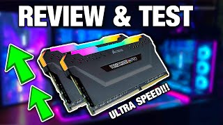 Corsair Vengeance RGB PRO  Specs Review and Testing Results [upl. by Windham]