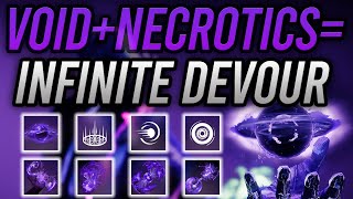 INSANE Void Warlock Survivability Build feat Necrotic Grips  Devour  Destiny 2 Season of Defiance [upl. by Macur]