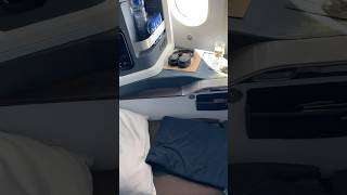 Flying KLM best business class seats in Boeing 787 shorts klm businessclass 787 [upl. by Nimajnab106]