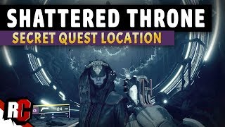 Destiny 2  Secret Mission Location quotThe Shattered Thronequot Week 4 in The Confluence [upl. by Gigi736]