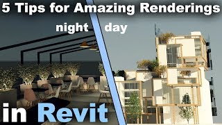 5 Tips for Amazing Renderings in Revit Tutorial [upl. by Nehpets]