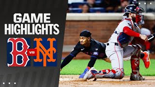 Red Sox vs Mets Game Highlights 9224  MLB Highlights [upl. by Wymore]