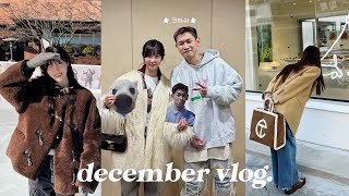 12월 VLOG 크러쉬 만났어요🙈 플리마켓✴︎하얏트 아이스링크 데이트✴︎그로브스토어 신상 입어보기✴︎크러쉬 크리스마스 콘서트✴︎성수동 핫플 투어💕 [upl. by Seavir980]