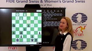 Antoaneta Stefanova joins Fiona SteilAntoni in the studio to show her win against Mariya Muzychuk [upl. by Martsen]