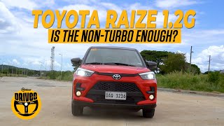 Toyota Raize 12 G Nonturbo but still efficient  Top Gear Philippines Drives [upl. by Primo]