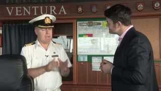 PampO Venturas Captain Paul Brown Talks PampOs 175 Year Anniversary  Planet Cruise [upl. by Ynez]