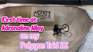 First time riding Adrenaline Alley on my Polygon Trid zz 🤘🏼 [upl. by Ayhtak472]