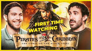 PIRATES OF THE CARIBBEAN THE CURSE OF THE BLACK PEARL Movie Reaction  First Time Watching [upl. by Baruch]