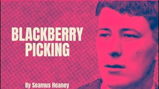 Seamus Heaney  Blackberry Picking Poetry Reading [upl. by Reace]