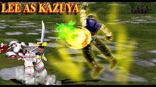 TAS Lee As Kazuya  Tekken 1 Arcade Version Requested [upl. by Aibos906]