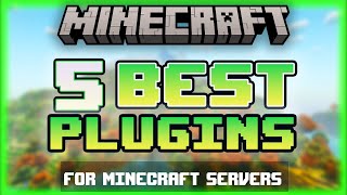 TOP 5 BEST Plugins For Your Minecraft Server 121 [upl. by Ettenajna]