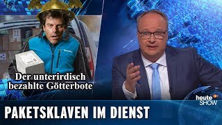 Paketboten ausgebeutet für weniger als den Mindestlohn  heuteshow vom 03052019 [upl. by Sil]