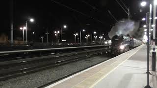 Steam Train 60007 Sir Nigel Gresley 2 TootThrash Steams Through Huntingdon P2 06042024 [upl. by Urion874]