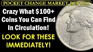 GUARANTEEDS 100 COINS Look Out For These Change Finds POCKET CHANGE MARKET REPORT [upl. by Walden]