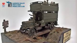 Airfix 132 WW1 B Type Bus [upl. by Akehs]