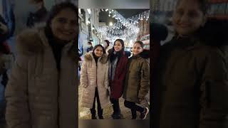 Oxford Street amp Hyde Park Winter Wonderland London 2021 Aneri amp Paras [upl. by Eide]