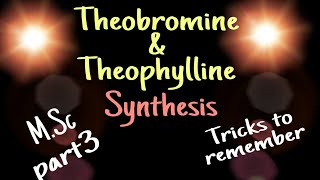 Purines derivativesTheobromineTheophylline SynthesisOrganic ChemistryMScKUK SyllabusTricks [upl. by Ainitsirhc]