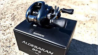 Shimano Aldebaran BFS UnboxingTesting JDM Reel [upl. by Plath]