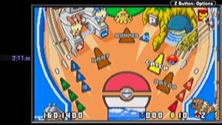 Pokemon Pinball RampS Catch Jirachi Speedrun in 457 Obsolete [upl. by Ingra]