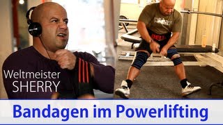 Bandagen beim Training  SHERRYPOWERDE [upl. by Isayg]