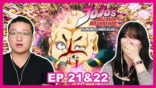 SHIGECHI VS KIRA 😱  Jojos Bizarre Adventure Reaction Part 4 Episode 21 amp 22  3x21 amp 3x22 [upl. by Codd]