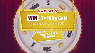 Swisslos Gewinnspiel Glücksrad 2017 [upl. by Iaj]