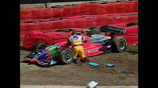 1999 CART  Detroit  Mauricio Gugelmin Flip [upl. by Mair]