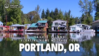 Sauvie Island Moorage Portland Floating Homes See how great it can be [upl. by Dorolisa]