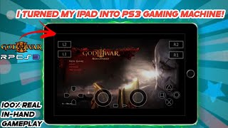 I Turned My iPad Into PS3 Gaming MachineGod Of War 3 On iPadPS3 Games On iPhone And iPad [upl. by Aihsikal726]