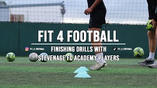 5 FOOTBALL FINISHING DRILLS WITH ACADEMY PLAYER [upl. by Grove659]