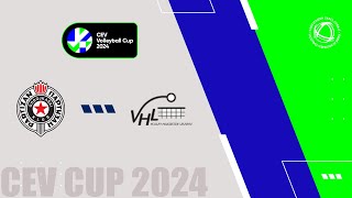 PARTIZAN BEOGRAD x VOLLEY HAASRODE LEUVEN 03  CEV CUP 2024 [upl. by Retep]