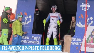 FISWeltcupStrecke im Skigebiet Feldberg Schwarzwald [upl. by Ibbed]