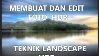 cara membuat foto HDR FULL [upl. by Ayotol]