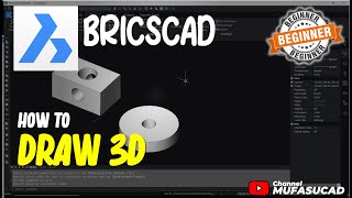 How To Draw 3D In BricsCAD [upl. by Aihpledalihp]