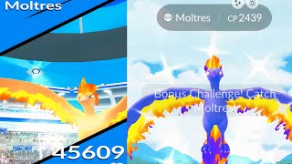 Finally I Got✨Shiny Moltres After 49 Raids 😭in pokemongo [upl. by Ntsud]