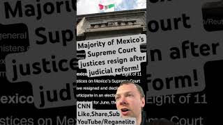 Majority of Mexico’s Supreme Court justices resign after judicial reform news worldnews mexico [upl. by Ahsinauq]