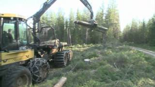 Eco Log 574C Forwarders Forestry Logging [upl. by Reahard957]