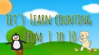 Counting 1  10 Song  Number Songs For kids  Kids Song  tinytrailsabc [upl. by Hwu]