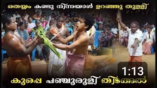 പഞ്ചുരുളി തിടങ്ങലിനിടെ സംഭവിച്ചത് viral theyyam panjurlidaiva kantara ಕುಪ್ಪೆ ಪಂಜುರ್ಲಿ [upl. by Ahseiym]